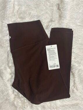 lululemon Align High-Rise 25" Leggings Brown Lava Cake NWT Pilates Yoga